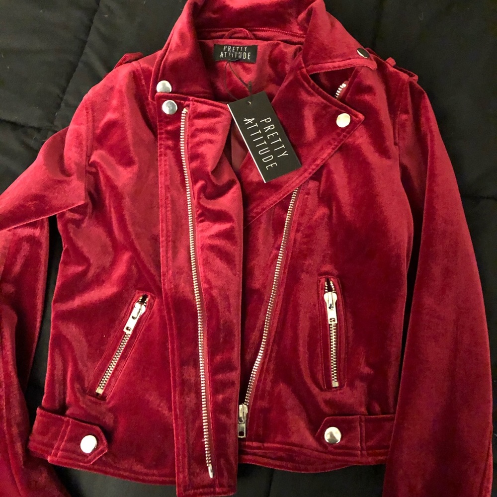 Pretty Attitude velvet jacket